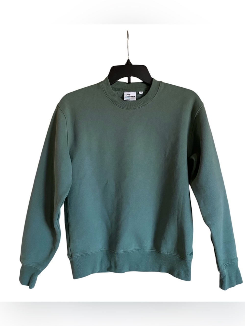 TNA SWEAT FLEECE Cozy Fleece Perfect Fit Crewneck Sweatshirt Top 2XS